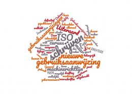 wordcloud met woorden van artikel over nieuwe isonorm 20607