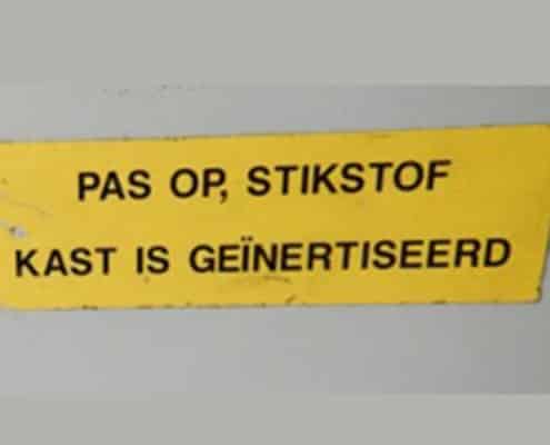 Beschrijven methode inertiseren EVD